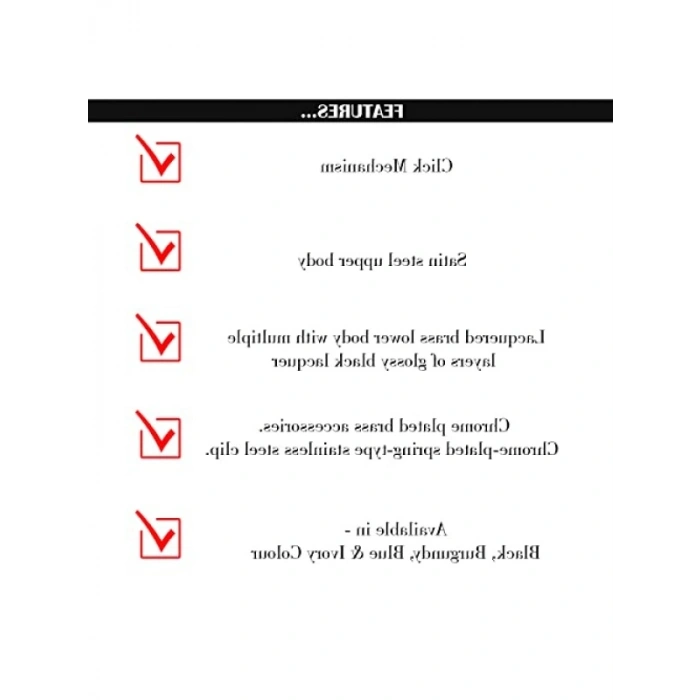 Paslanmaz Çelik Gövdeye Sahip Vintage Versatil Kalem