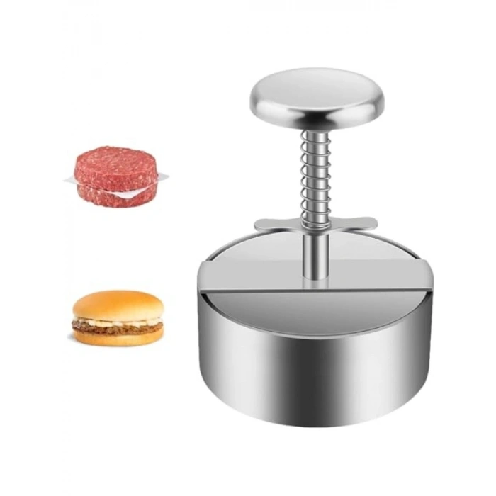 Paslanmaz Çelik Hamburger Presi - Et Köftesi Kalıbı