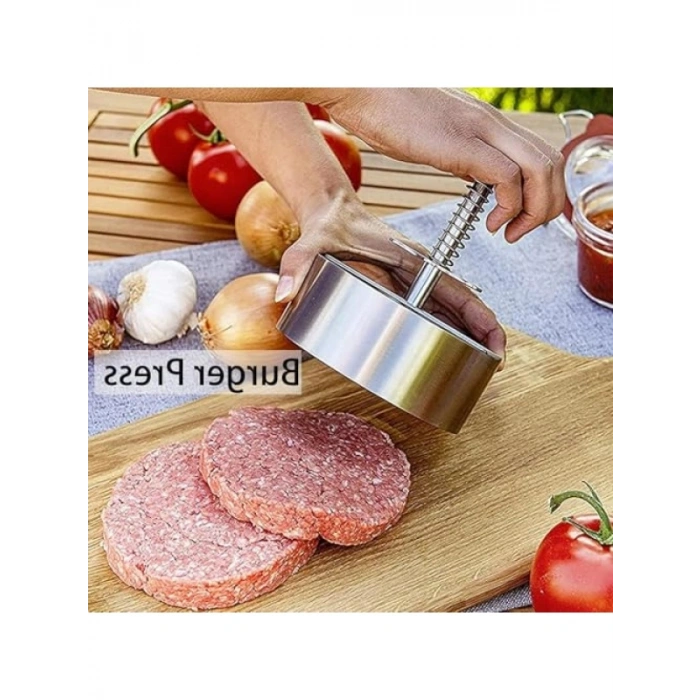 Paslanmaz Çelik Hamburger Presi - Et Köftesi Kalıbı