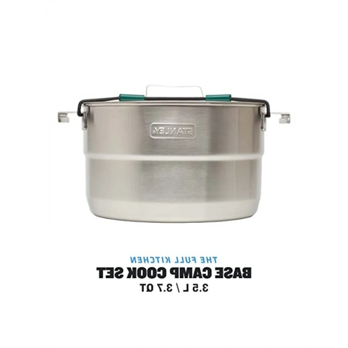 Paslanmaz Çelik Kamp Yemek Seti, 3.5 L Kapasite ile Taşınabilir