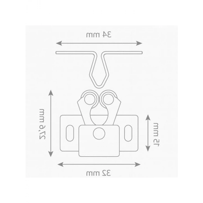 Paslanmaz Çelik Kapak Tutucu - Güçlü Tutuş için 4 Adet Set