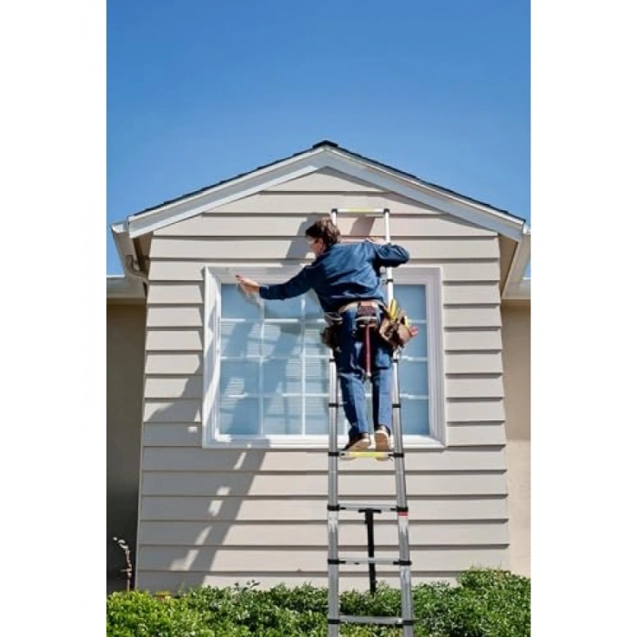 Paslanmaz Çelik Katlanır Merdiven - 3.9 Metre