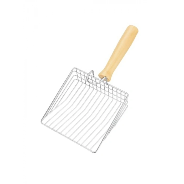 Paslanmaz Çelik Kedi Kumu Küreği - Dayanıklı ve Ergonomik Tasarım