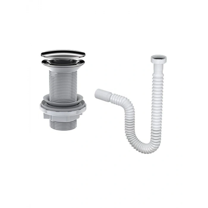 Paslanmaz Çelik Pop Up Lavabo Gideri Seti, Kolay Montaj ve Şık Tasarım