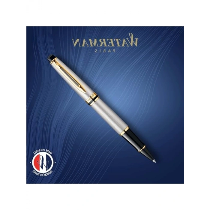 Paslanmaz Çelik Roller Kalem, Altın Tasarım ve İnce Uç