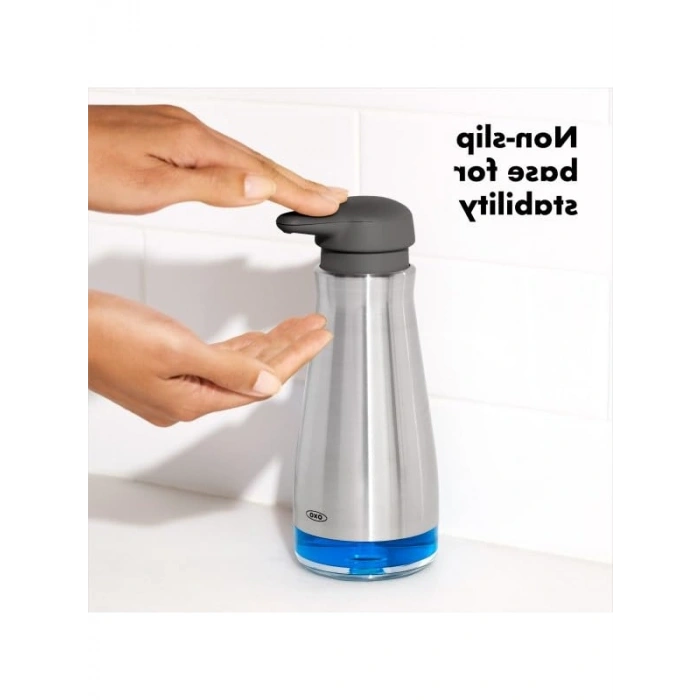 Paslanmaz Çelik Sabunluk - Tek Elle Kullanım İmkanı