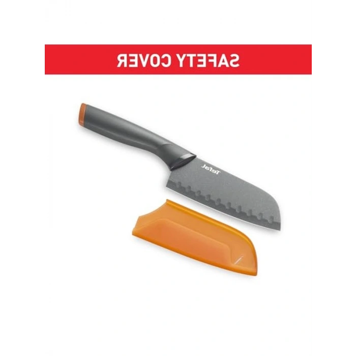 Paslanmaz Çelik Santoku Bıçağı, 12 cm Kesim Uzunluğu ile Mutfak İçin