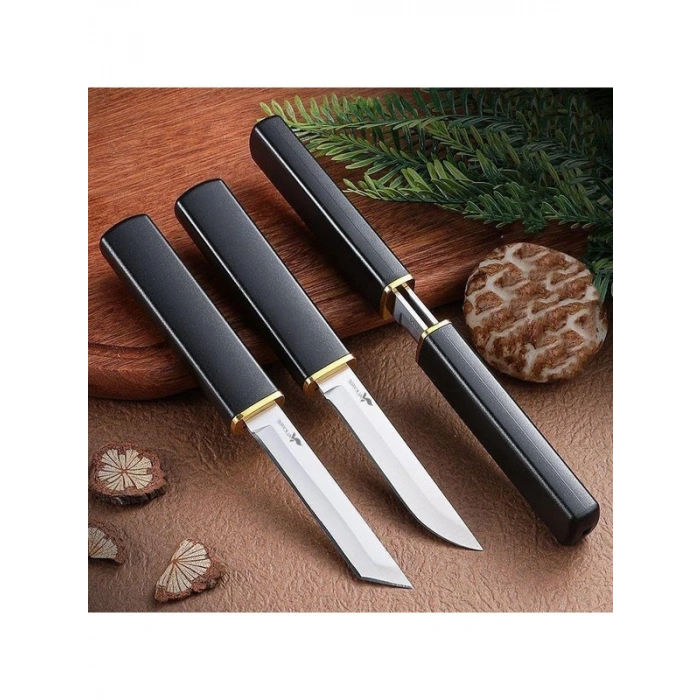 Paslanmaz Çelik Şef Bıçağı Seti, Ultra Keskin ve Kılıflı