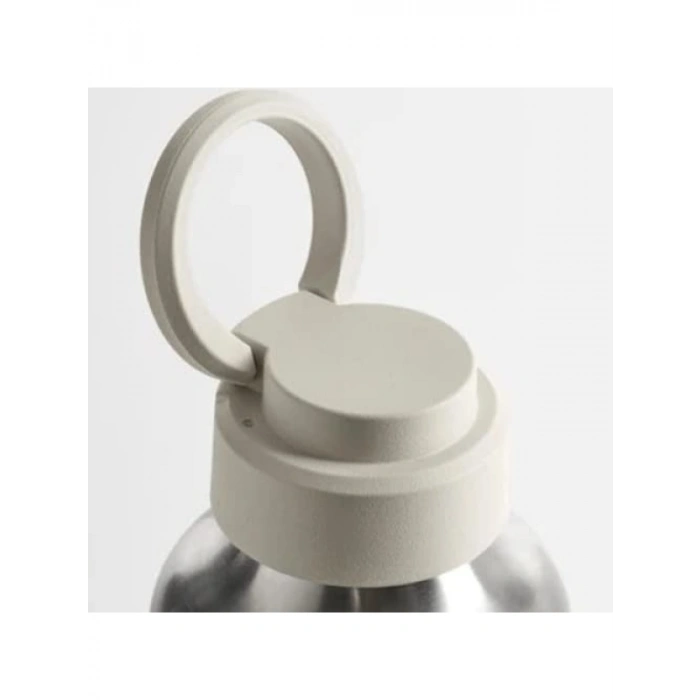 Paslanmaz Çelik Su Şişesi, 0.5L, Bej Renk