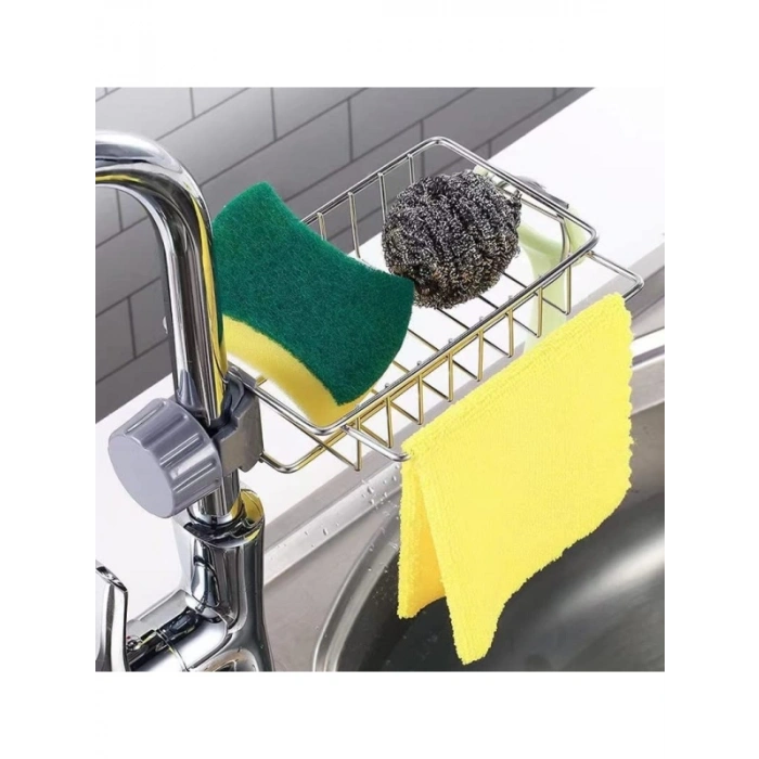 Paslanmaz Çelik Sünger Tutucu, Mutfak Lavabo Organizatörü