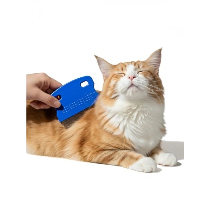 Paslanmaz Çelik Tüy Temizleme Tarağı - Bit ve Pire Temizleyici