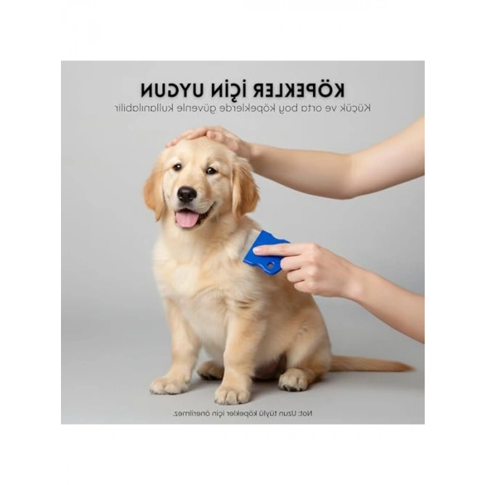 Paslanmaz Çelik Tüy Temizleme Tarağı - Bit ve Pire Temizleyici