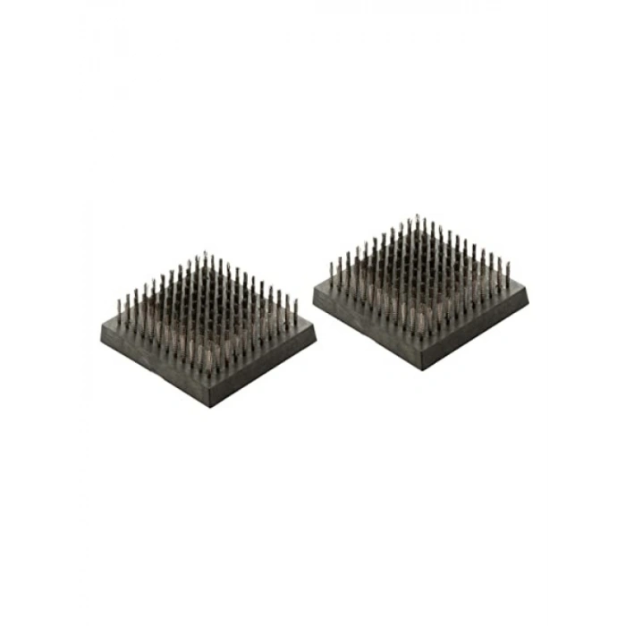 Paslanmaz Çelik Yedek Izgara Temizleme Fırçası Seti, 2li