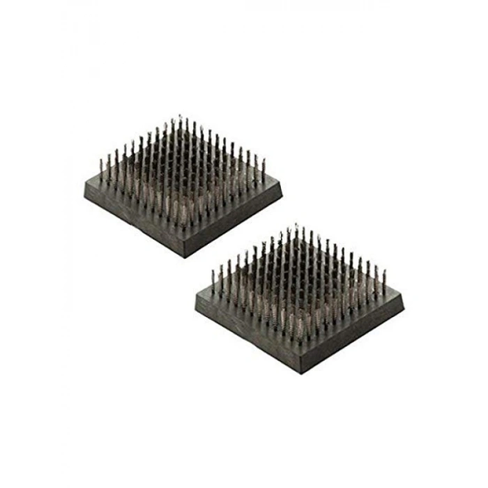 Paslanmaz Çelik Yedek Izgara Temizleme Fırçası Seti, 2li