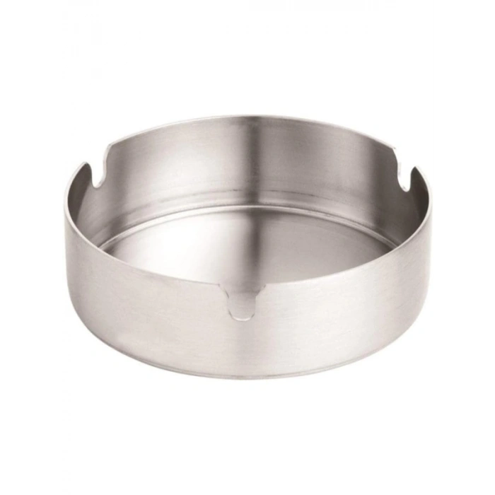 Paslanmaz Çelik Yuvarlak Küllük - 8 cm