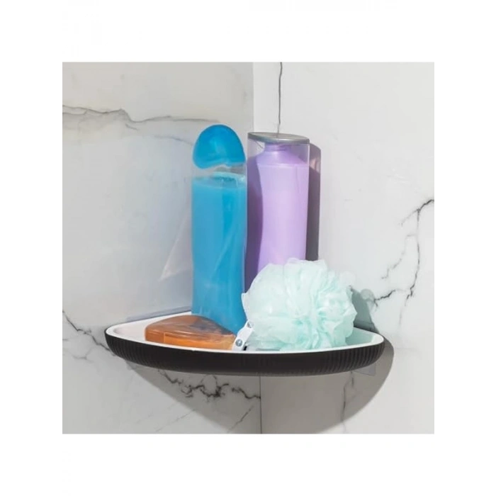 Paslanmaz Duş Rafı - Yapışkanlı Banyo Düzenleyici