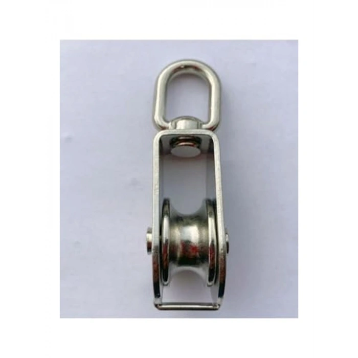 Paslanmaz Krom Tekli Makara, 50 mm ile Dayanıklı Kullanım