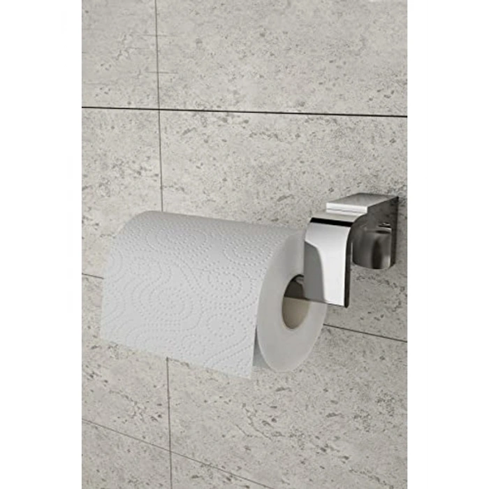 Paslanmaz Krom Tuvalet Kağıdı Askısı, Dayanıklı ve Şık Tasarım