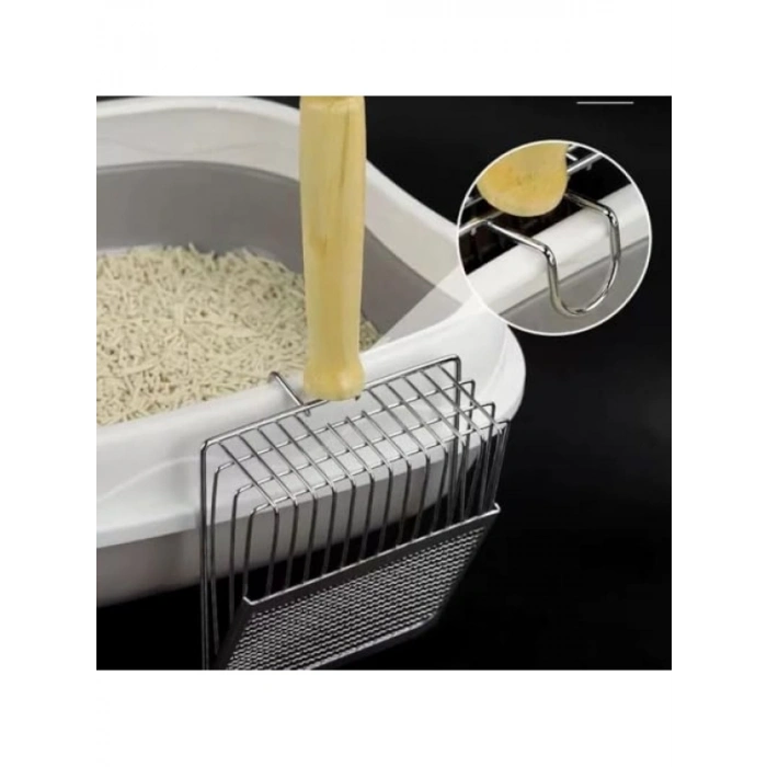 Paslanmaz Metal Kum Temizleme Küreği