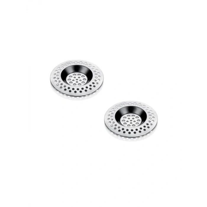 Paslanmaz Metal Lavabo Süzgeci, Tıkanma Önleyici ve Dayanıklı Yapı
