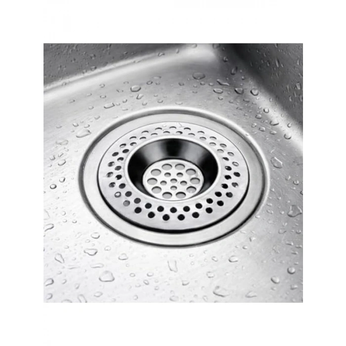 Paslanmaz Metal Lavabo Süzgeci, Tıkanma Önleyici ve Dayanıklı Yapı