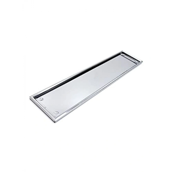 Paslanmaz Metal Plaka, Krom Renkli Araç Plakalığı