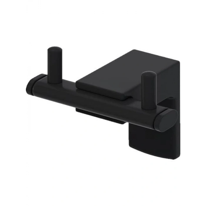 Paslanmaz Siyah İkili Bornoz Havluluk