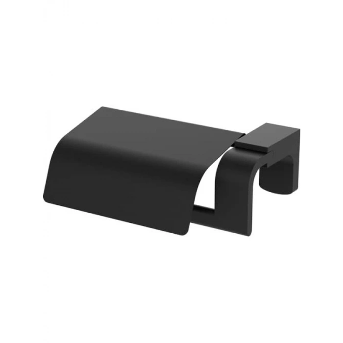Paslanmaz Siyah Tuvalet Kağıdı Askısı - 5 Yıl Garantili