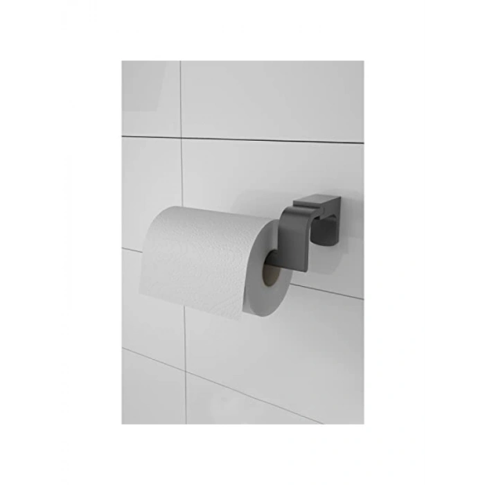 Paslanmaz Siyah Tuvalet Kağıdı Askısı - F1 Model