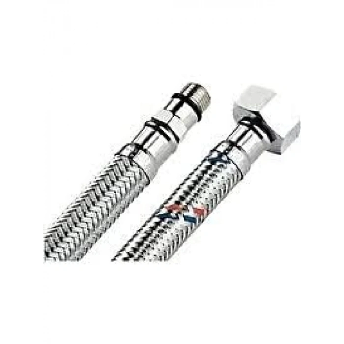 Paslanmaz Tel Örgülü Batarya Bağlantı Hortumu - 3/8 M12 (2 Adet)