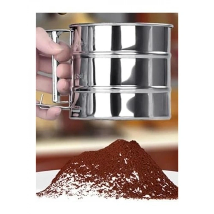 Paslanmaz Un Eleği, Kullanışlı Metal Hazneli Eleme Aparatı, Pratik Tasarım