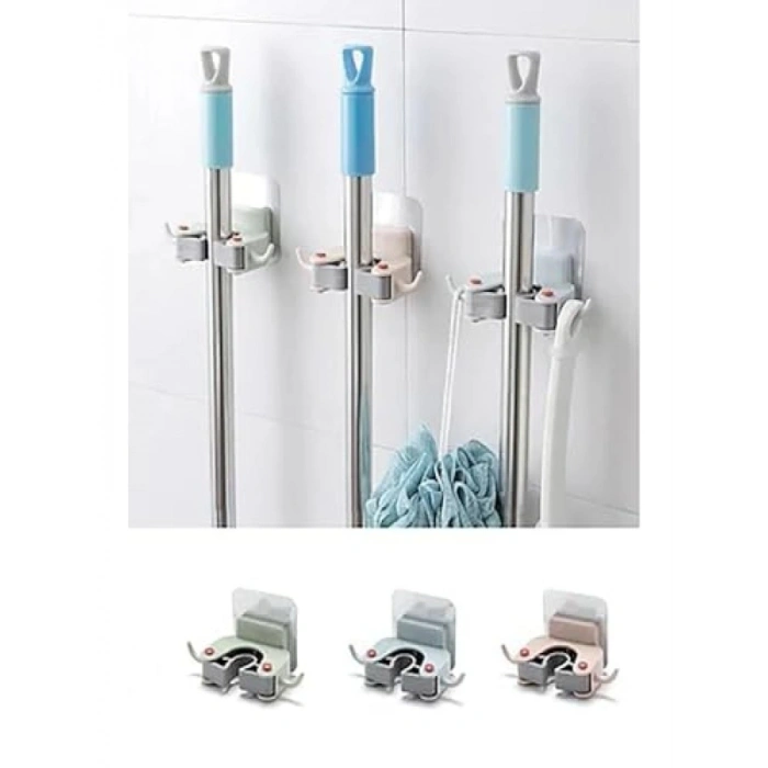 Paspas, Süpürge ve Mop Askısı - 2 Adet Sap Tutucu