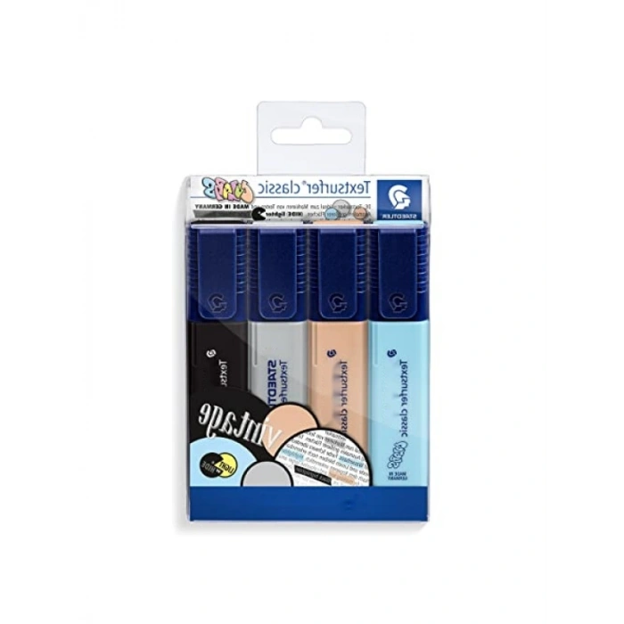 Pastel Fosforlu Kalem Seti - 4lü Blister