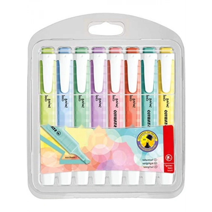 Pastel Metin İşareti, 8li Paket