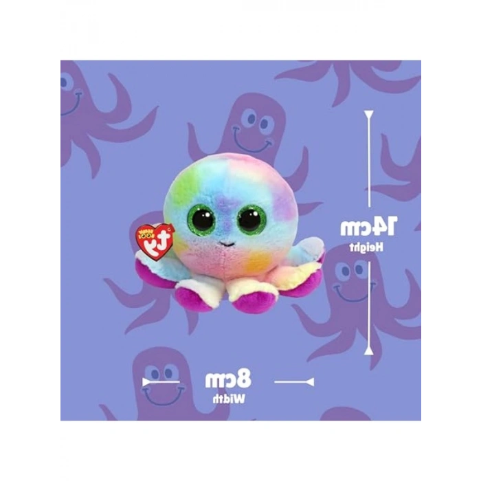 Pastel Mor Peluş Ahtapot Figürü ile Şirin Hediye Seçeneği