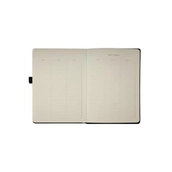 Pastel Mor Renkli 14x20 cm Boyutunda Lastikli Noktalı Defter