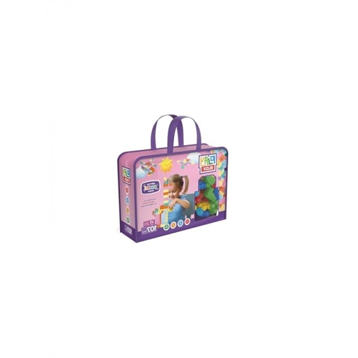 Pastel Renkli Büyük Yapı Blokları Seti, 107 Parça