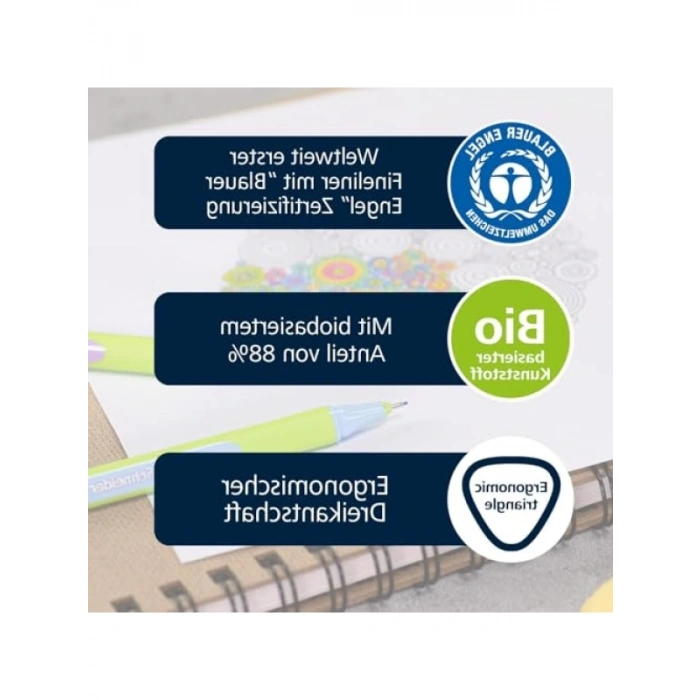 Pastel Renkli İnce Uçlu Keçeli Kalem Seti, 8 Renk