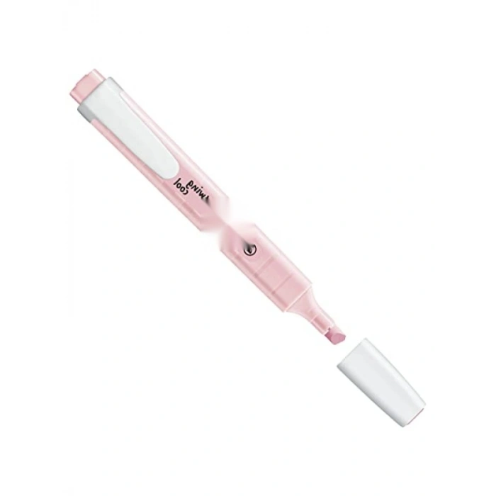 Pastel ve Fosforlu İki Uçlu Kalem - Pembe