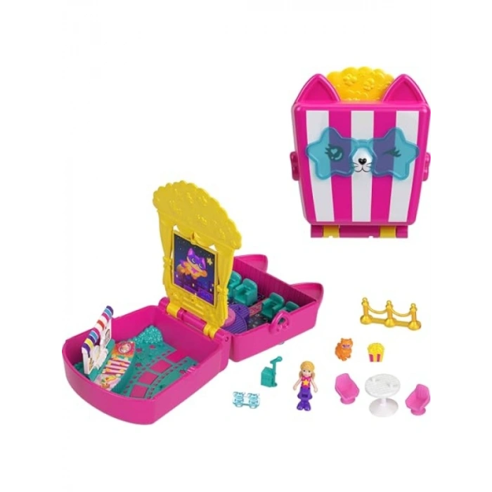 Patlamış Mısır Temalı Mini Bebek Sineması Oyun Seti