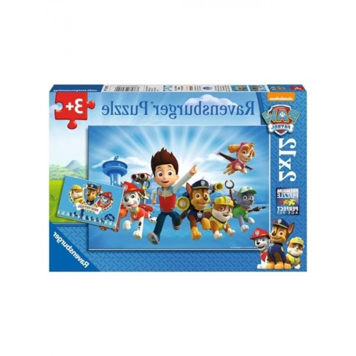 Paw Patrol Temalı 12 Parça Puzzle, Eğlenceli Aktivite