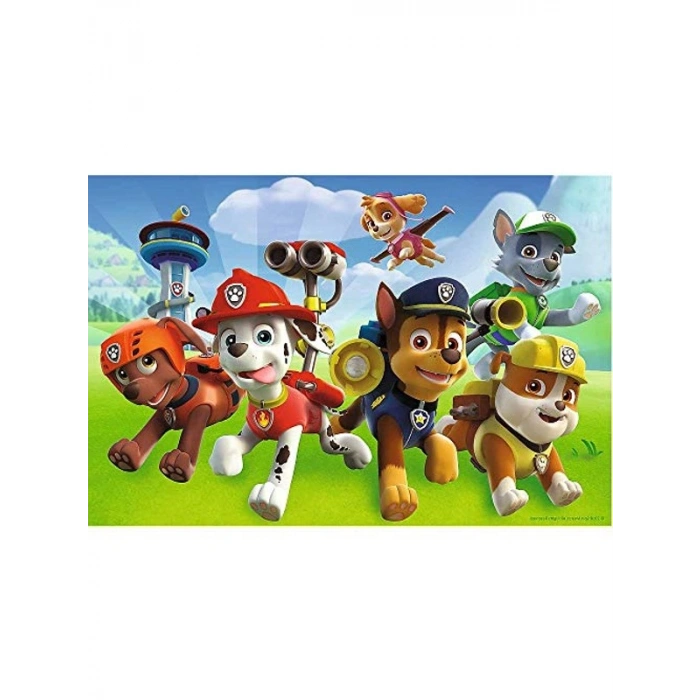 Paw Patrol Temalı 60 Parça Eğlenceli Çocuk Puzzle