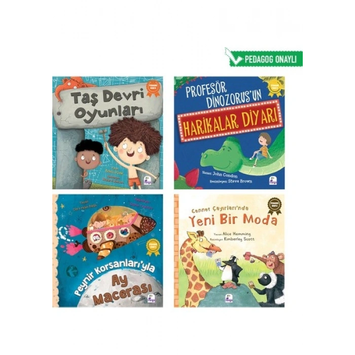 Pedagog Onaylı Uyku Vakti Hikayeleri Seti 4 (4 Kitap)