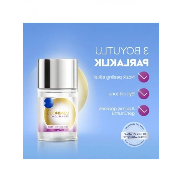 Peeling Etkili Tonik - 100 ml, Eşit Cilt Tonu ve Parlaklık