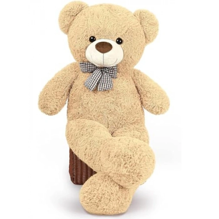 Peluş Ayı Figürü, 80 cm Sevimli Tasarım, Hediye İçin Uygun