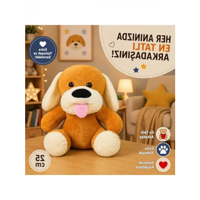 Peluş Ayıcık Figürü - 20-25 cm Boyutunda Sevimli Hediye