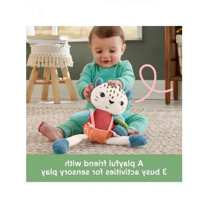 Peluş Kar Leoparı Eğlenceli Oyuncak