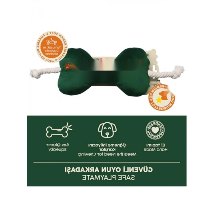 Peluş Kemik Şeklinde Köpek Oyuncağı