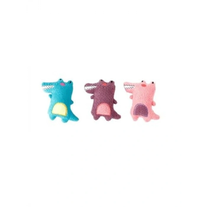 Peluş Kertenkele Figürlü Kedi Oyuncağı - 9 cm