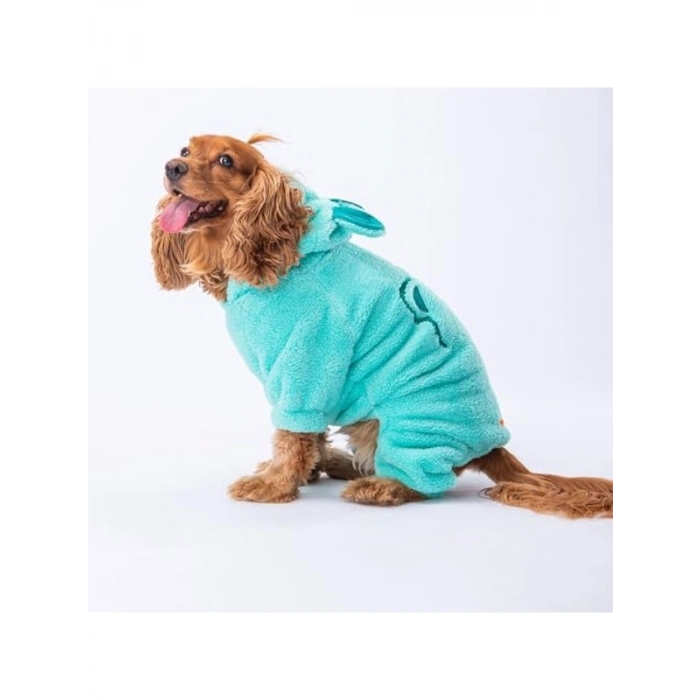 Peluş Köpek Tulumu - Küçük Irklar İçin, Mint Koala Desenli